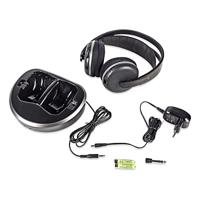 Draadloze TV-Koptelefoon - RF - Over-Ear - Maximale batterijduur: 11 uur - 100 m - Digitale Audio - Laadstation - Zilver/Zwart - thumbnail