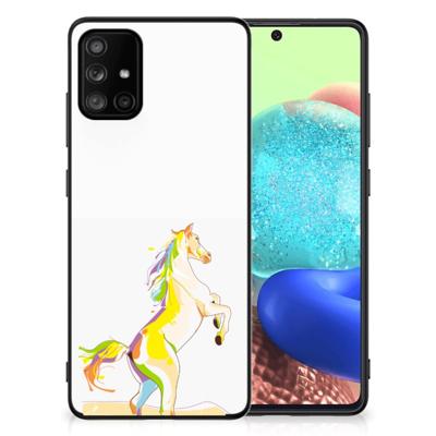 Samsung Galaxy A71 Hoesje Horse Color