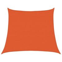 Zonnezeil 160 g/m² trapezium 4/5x4 m HDPE oranje - thumbnail