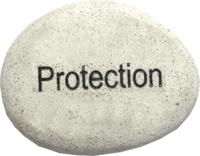 Gelukssteen "Protection" (8 cm) - thumbnail