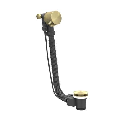 IVY Badoverloop - Vulcombinatie met Sifon - Geborsteld Mat Goud PVD