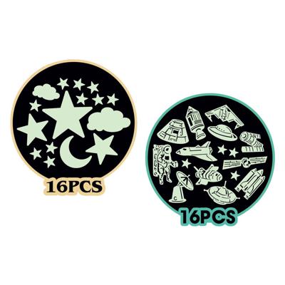 Glow in the Dark Set Ruimte, 16dlg. Glow in the Dark Set Ruimte, 16dlg.