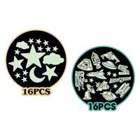 Glow in the Dark Set Ruimte, 16dlg. - thumbnail