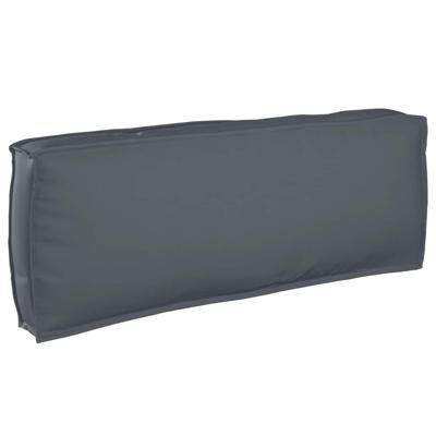 VidaXL Kussen antraciet 120 x 40 x 12 cm oxford stof