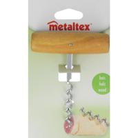 Metaltex Kurkentrekker hout/RVS 10,5cm - thumbnail