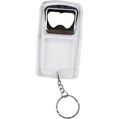 Creativ Company Sleutelhanger met flessenopener, afm 8x4,5x0,5 cm, 5 stuk/ 1 doos