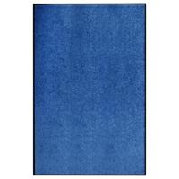 VidaXL Deurmat wasbaar 120x180 cm blauw - thumbnail