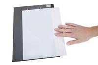 MAUL klemplaat pvc met transparante insteekstas op de achterzijde A4 staand - thumbnail