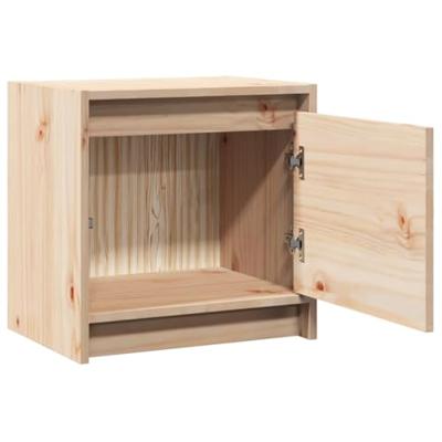 Nachtkastjes 2 st 40x30,5x40 cm massief grenenhout