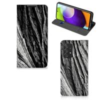 Book Wallet Case Samsung Galaxy A52 Boomschors Grijs - thumbnail