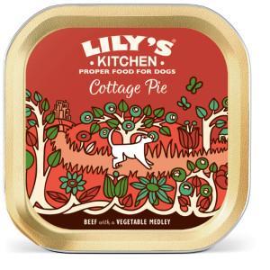 Lily's Kitchen Cottage Pie rund paté natvoer hond 4 trays (40 x 150 g) Lily's Kitchen Cottage Pie rund paté natvoer hond 4 trays (40 x 150 g)