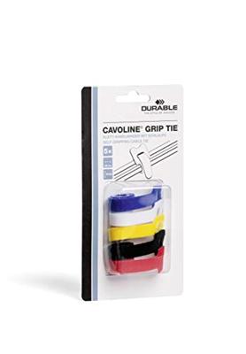 Durable Klittenbandkabelbinders CAVOLINE® GRIP TIE 503600 Veelkleurig gesorteerd 10 mm 5 stuk(s) 200 mm Durable Klittenbandkabelbinders CAVOLINE® GRIP TIE 503600 Veelkleurig gesorteerd 10 mm 5 stuk(s) 200 mm
