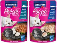 Vitakraft Poésie Délice met vis natvoer kat multipack (6 x 85 g) 3 verpakkingen (18 x 85 g) - thumbnail