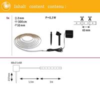 Paulmann 78897 Solar LED Stripe 3m RGBY LED-strip basisset 0.3 W Zwart - thumbnail