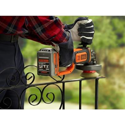 BLACK+DECKER BCG720N-XJ Accu Haakse slijper | 18 Volt | Excl. accu&apos;s en lader - BCG720N-XJ