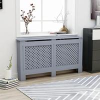 Radiatorombouw 152x19x81,5 cm MDF antraciet - thumbnail