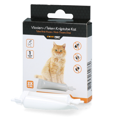 Knock Pest vlooien-tekenpipet Kat NL/FR