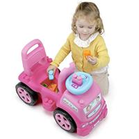 Driewieler Moltó Vrachtwagen Roze (30 x 60 x 43 cm) - thumbnail