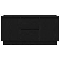 Tv-meubel met LED-verlichting 100x41x50 cm zwart eikenkleurig - thumbnail