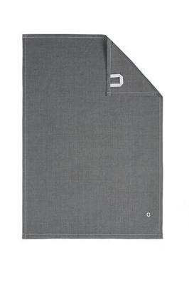 Cawö Cawö theedoek Solid 50x70 anthrazit