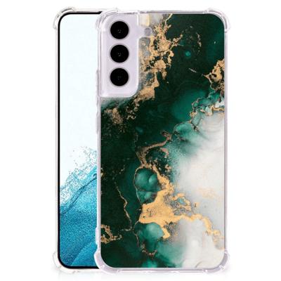 Anti-Shock Hoesje voor Samsung Galaxy S22 Marmer Groen Anti-Shock Hoesje voor Samsung Galaxy S22 Marmer Groen