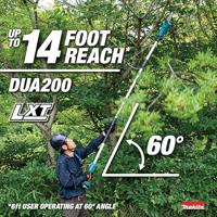 Makita DUA200Z stokkettingzaag 20cm LXT 18V - excl. accu en lader - thumbnail