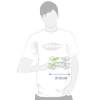 Carson Modellsport X4 Quadcopter 210 2.4G 100% RTF Drone (quadrocopter) RTF Wit - thumbnail