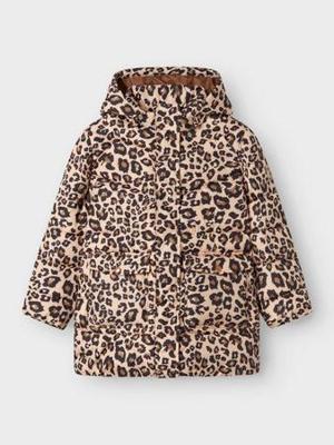 Name it winter winterjas meisjes - bruin - puffer - NkfMimosa