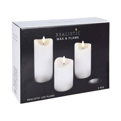 LED Kaarsen 3 Stuks Wit