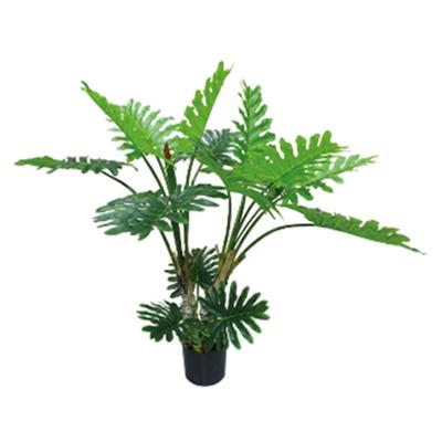 Kunstplant Philodendron 3-stam 120 cm Buitengewoon de Boet - Buitengewoon de boet
