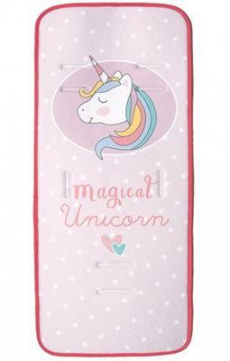 Gamberritos inlegkussen kinderwagen unicorn 80 x 35 cm