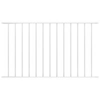 Hekpaneel 1,7x1,25 m gepoedercoat staal wit - thumbnail