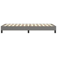 Boxspringframe stof donkergrijs 80x200 cm - thumbnail