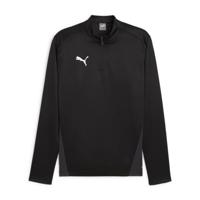 PUMA teamGOAL Trainingstrui 1/4-Zip Zwart Wit Grijs - thumbnail