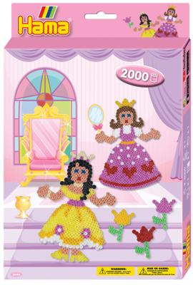 Hama strijkkralenset prinses, 2000st.