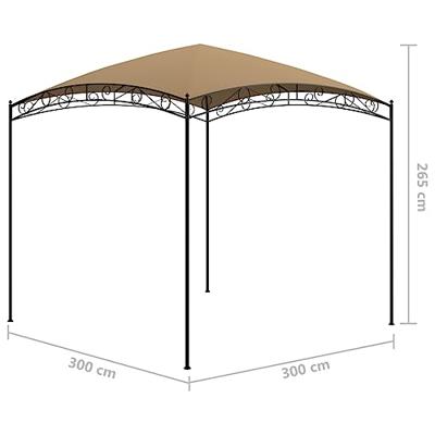 Prieel 180 g/m 3x3x2,65 m taupe Prieel 180 g/m 3x3x2,65 m taupe
