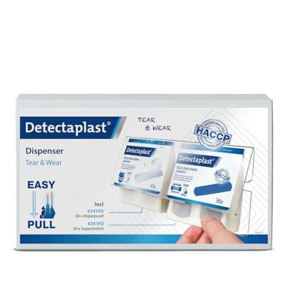 Detectaplast Tear & Wear pleisterdispenser Easy-Pull Detectaplast Tear & Wear pleisterdispenser Easy-Pull