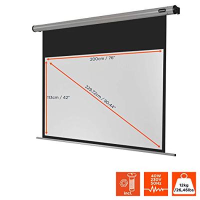 elektrisch projectiescherm HomeCinema 200 x 113 cm elektrisch projectiescherm HomeCinema 200 x 113 cm