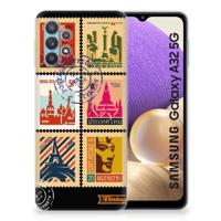 Samsung Galaxy A32 5G | Silliconen Back Cover | Postzegels - thumbnail