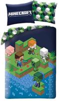 Minecraft Dekbedovertrek game on - 140 x 200 cm - 70 x 90 cm - Polyester - thumbnail
