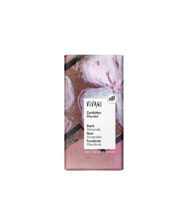 Vivani Chocoladereep Puur met Amandelen Vivani Chocoladereep Puur met Amandelen