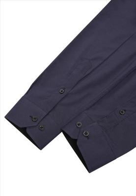 ItalianStyle - Karmia - Herenoverhemd - Navyblauw - Slimfitmodel ItalianStyle - Karmia - Herenoverhemd - Navyblauw - Slimfitmodel