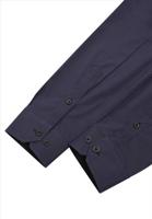 ItalianStyle - Karmia - Herenoverhemd - Navyblauw - Slimfitmodel - thumbnail