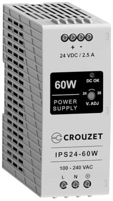Crouzet 89452062 Industriële netvoeding 24 V 2.5 A 60 W Inhoud 1 stuk(s) Crouzet 89452062 Industriële netvoeding 24 V 2.5 A 60 W Inhoud 1 stuk(s)