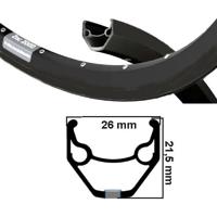 Ryde velg zac 2000 mat zwart/zwart disk 28" 36 gaats etrto 622 14g - thumbnail