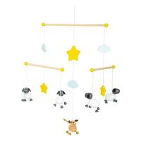 Houten mobiel - Dromenland met schaapjes - thumbnail