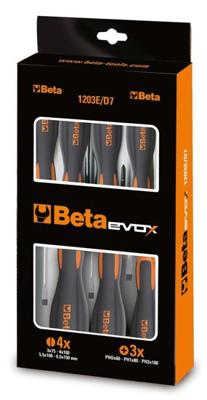 Beta 1203E/D8P - 8-delige Schroevendraaierset - 012031018 Beta 1203E/D8P - 8-delige Schroevendraaierset - 012031018