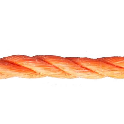 Ivana geslagen koord 3-strengs - oranje - dikte 6 mm - haspel à 100 m - 50837