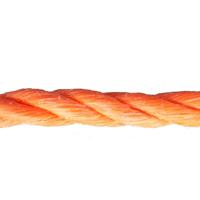 Ivana geslagen koord 3-strengs - oranje - dikte 6 mm - haspel à 100 m - 50837 - thumbnail