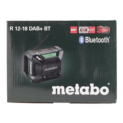 Metabo R 12-18 DAB+ BT 12V / 18V Li-Ion Accu bouwradio met DAB+ en Bluetooth | 600778850 - 600778850 - thumbnail